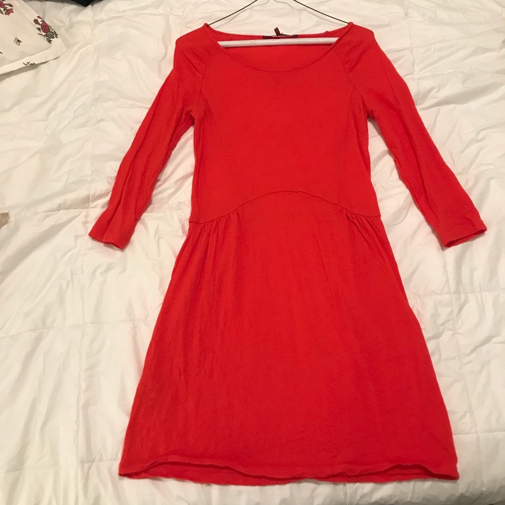 Red sundress, beautiful light weight fabric size M